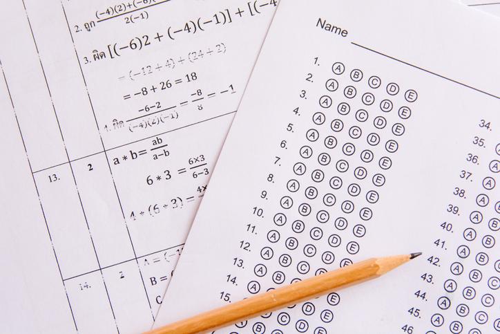 SAT multiple choice test