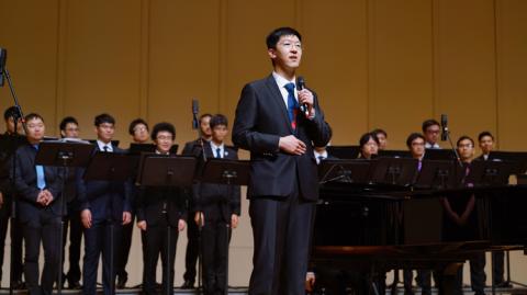 Frank Li, a student in the joint degree programme between City University of Hong Kong and Columbia University